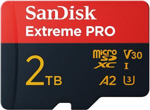 SanDisk Extreme PRO microSDXC, 2 TB + adaptér