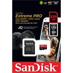 SanDisk Extreme Pro microSDXC 256GB 170MB/s + adaptér