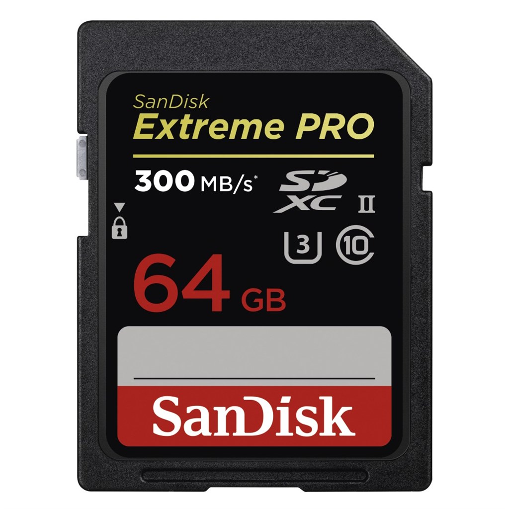 Sandisk карта памяти sdxc extreme pro sdxc uhs ii 300mb s 64gb