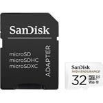 SanDisk High Endurance microSDHC 32 GB, adaptér