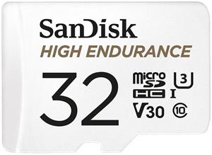 SanDisk High Endurance microSDHC 32 GB, adaptér