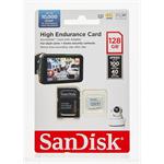 SanDisk High Endurance microSDXC 128 GB, adaptér