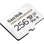 SanDisk High Endurance microSDXC 256 GB, adaptér