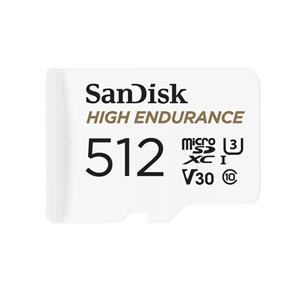 SanDisk High Endurance microSDXC 512 GB, adaptér