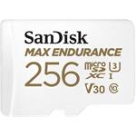 SanDisk MAX ENDURANCE microSDHC, 256 GB s adaptérom