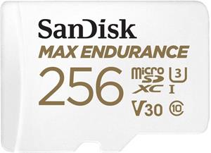 SanDisk MAX ENDURANCE microSDHC, 256 GB s adaptérom