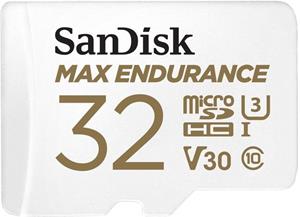 SanDisk MAX ENDURANCE microSDHC, 32 GB s adaptérom