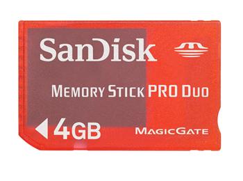 SanDisk Memory Stick PRO Duo Gaming 4 GB