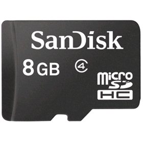 Sandisk microSDHC 8GB class 4