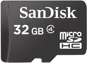 SanDisk microSDHC Card 32 GB class 4