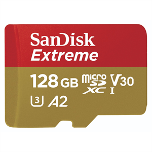 SanDisk microSDXC Extreme 128 GB (A2/ V30/ U3/ R190/ W90)