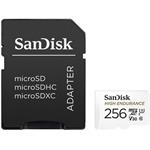 SanDisk microSDXC High Endurance Video 256 GB, adaptér