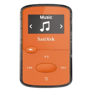 SanDisk MP3 Sansa Clip JAM 8 GB svetlá oranžová