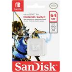 Sandisk Nintendo Switch, microSDXC, 64 GB