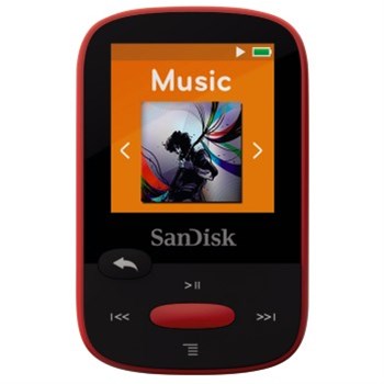 SanDisk Sansa Clip Sports 4GB červený