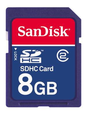 Sandisk SDHC 8GB class 4