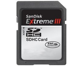 Sandisk SDHC Extreme III 8GB, Class 10