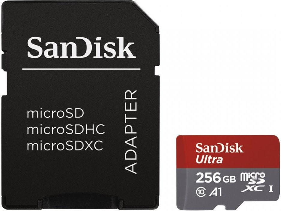 SANDISK ULTRA ANDROID 256GB microSDXC + adaptér