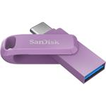 SanDisk Ultra Dual Drive Go USB-C, 128 GB, levanduľová