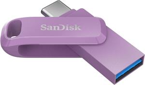 SanDisk Ultra Dual Drive Go USB-C, 128 GB, levanduľová