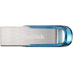 SanDisk Ultra Flair 128GB, modrý