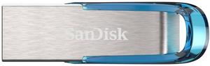SanDisk Ultra Flair 64GB, modrý