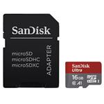 SanDisk Ultra microSDHC 16 GB 98 MB/s A1 Class 10 UHS-I, Adaptér