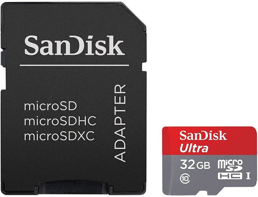 SanDisk Ultra microSDHC 32GB + adaptér