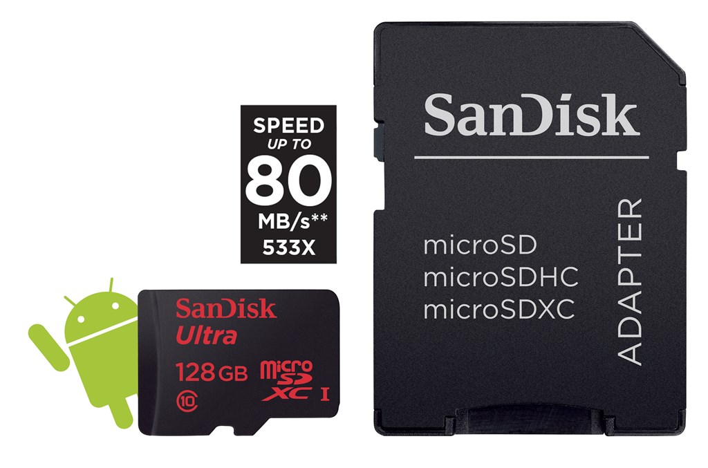 Карта памяти sandisk 128gb microsdxc