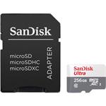 SanDisk Ultra microSDXC, 256 GB, s adaptérom