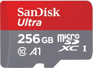 SanDisk Ultra microSDXC 256 GB + SD Adaptér