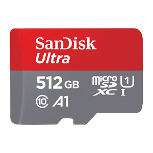 SanDisk Ultra microSDXC 512 GB (A1/UHS-I/Cl.10/150 MB/s)