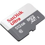 SanDisk Ultra microSDXC, 512 GB, s adaptérom