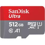 SanDisk Ultra microSDXC 512 GB + SD adaptér