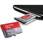 SanDisk Ultra microSDXC 64 GB + SD adaptér, novšia verzia
