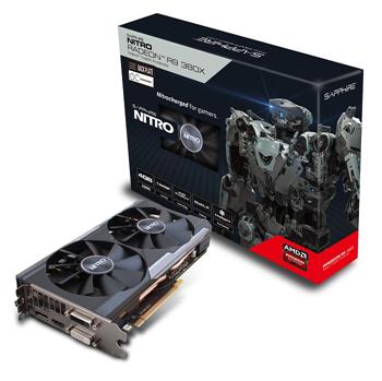 Sapphire NITRO R9 380X 4GB (256) aktiv 2xD H DP D5