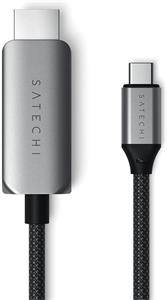 Satechi kábel USB-C na HDMI 2.1, 8K, 2m, Space Gray