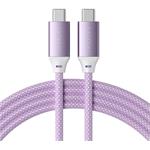 Satechi kábel USB-C na USB-C, 100W, 2m, fialový