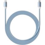Satechi kábel USB-C na USB-C, 100W, 2m, modrý