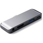 Satechi Mobile Pro Hub USB-C pre iPad Pro/Air, 10.9", 2020, Space Gray