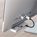 Satechi redukcia USB-A na USB-C M/F, krátka Silver Aluminium