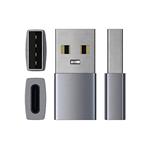 Satechi redukcia USB-A na USB-C M/F, krátka Space Gray Aluminium