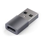 Satechi redukcia USB-A na USB-C M/F, krátka Space Gray Aluminium