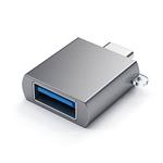 Satechi redukcia USB-C na USB-A M/F, krátka Space Gray Aluminium