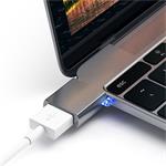 Satechi redukcia USB-C na USB-A M/F, krátka Space Gray Aluminium