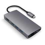Satechi USB-C Multiport adaptér 4K 8ports v2 - Space Gray Aluminium