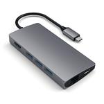 Satechi USB-C Multiport adaptér 4K 8ports v2 - Space Gray Aluminium