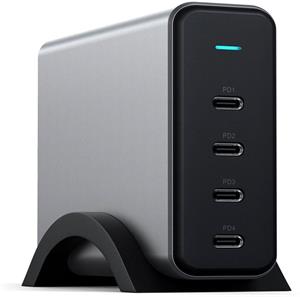 Satechi USB-C nabíjačka, 165W, Power Delivery, GaN, Space Gray