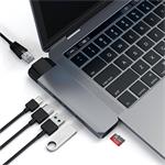 Satechi USB-C Pro Hub s Ethernetom, rozbočovač, sivý