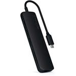 Satechi USB-C Slim Multiport adaptér, Ethernet, Black Aluminium